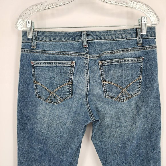 Tommy Hilfiger Hope Boot Bootcut Jeans 8 S Medium Wash Classic Denim Blue Cotton - Picture 7 of 9